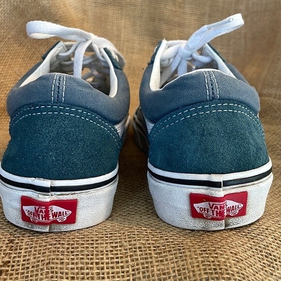 Vans Old Skool Canvas Blue Mirage, women’s size 8, men’s size 6.5 - Picture 3 of 10